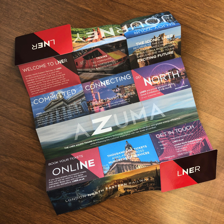 倫敦東北鐵路公司商業形象設計,品牌重塑升級改造