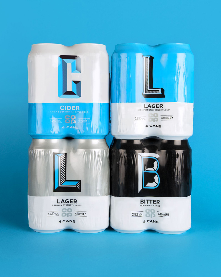 酒精飲料系列品牌vi設(shè)計(jì)，啤酒、蘋果汁和烈酒包裝設(shè)計(jì)案例分析