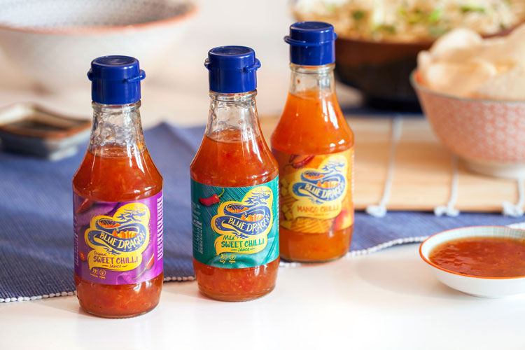 東亞食品品牌藍(lán)龍(Blue Dragon)視覺識(shí)別和包裝設(shè)計(jì)